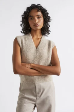 Seed Heritage Jackets & Vests-Wool Blend Vest Light Storm Marle
